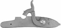 English Durs Egg - London left Percussion Conversion Lock, by L&R